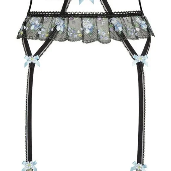 For Love & lemons Elektra Daisy Garter Cincher M NWT - Picture 3 of 6